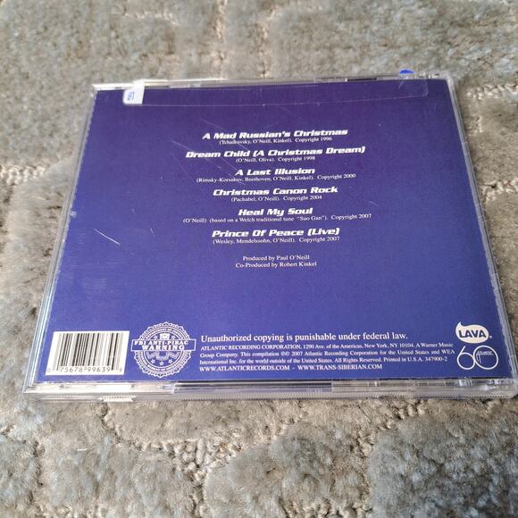Trans-Siberian Orchestra 2007 CHRISTMAS MUSIC CD Atlantic Records tested/plays - Picture 2 of 5